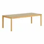 Tables Salle à Manger - Table à manger Bowen, chêne/hpl, sable naturel/foncé, incluant deux plaques d’extension, 100x220-270-320x75 cm - HOUSE NORDIC