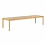 Tables Salle à Manger - Table à manger Bowen, chêne/hpl, sable naturel/foncé, incluant deux plaques d’extension, 100x220-270-320x75 cm - HOUSE NORDIC