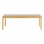 Tables Salle à Manger - Table à manger Bowen, chêne/hpl, sable naturel/foncé, incluant deux plaques d’extension, 100x220-270-320x75 cm - HOUSE NORDIC