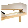 Tables Salle à Manger - Table à manger Bowen, chêne/hpl, sable naturel/foncé, incluant deux plaques d’extension, 100x220-270-320x75 cm - HOUSE NORDIC