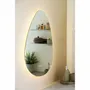 Mirrors - Kiama Mirror with LED, anti-fog and 3 light settings, organic shape, 58×80 cm - HOUSE NORDIC