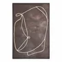 Photos d'art - Estampe Apia Canvas, toile, brun foncé, n°2, 80x120 cm - HOUSE NORDIC