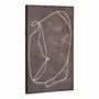 Photos d'art - Estampe Apia Canvas, toile, brun foncé, n°2, 80x120 cm - HOUSE NORDIC