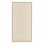 Art photos - Victoria Relief wall decoration, beige, No.2, 60x120 cm - HOUSE NORDIC
