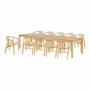Dining Tables - Dining Set, Bowen Dining Table and 10 Agustin Dining Chairs - HOUSE NORDIC