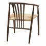 Chairs - Agustin Dining chair, natural wicker seat, oak, smoked - HOUSE NORDIC