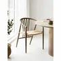 Chairs - Agustin Dining chair, natural wicker seat, oak, smoked - HOUSE NORDIC