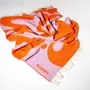 Plaids - Plaid en coton lilas et orange - KLEKKS NO. 8 - KLEKKS