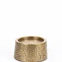 Candlesticks and candle holders - The Croco Candle Holder - Brass - M - BAZAR BIZAR LIVING