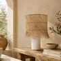 Table lamps - The Rattan Table Lamp - White Natural - BAZAR BIZAR LIVING