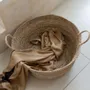Caskets and boxes - The Raffia Basket Trays - Natural - L - BAZAR BIZAR LIVING