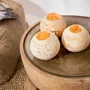 Bougeoirs et photophores  - Le Bougeoir Coconut Strip I - Naturel - BAZAR BIZAR LIVING