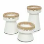 Candlesticks and candle holders - The Pretty Candle Holder - White Natural - L - BAZAR BIZAR LIVING