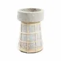 Candlesticks and candle holders - The Serene Candle Holder - Concrete Natural - L - BAZAR BIZAR LIVING