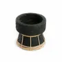 Bougeoirs et photophores  - Le Bougeoir Serene - Noir Naturel - S - BAZAR BIZAR LIVING