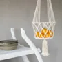Decorative objects - The Macrame Plant Holder - White - L - BAZAR BIZAR LIVING