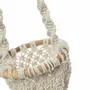Vases - The Twisted Macramé Plant Holder - Natural White -S - BAZAR BIZAR LIVING
