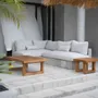 Coffee tables - The Reclaimed Teak Side Table - Natural - BAZAR BIZAR LIVING