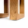 Coffee tables - The Reclaimed Teak Side Table - Natural - BAZAR BIZAR LIVING