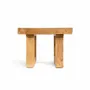 Coffee tables - The Reclaimed Teak Side Table - Natural - BAZAR BIZAR LIVING