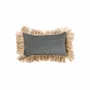 Cushions - The Cotton Bonita Cushion Cover - Natural Black - 30x50 - BAZAR BIZAR LIVING