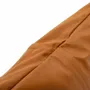 Cushions - The Four Panel Leather Cushion Cover - Camel - 60x60 - BAZAR BIZAR LIVING