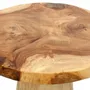 Other tables - The Timber Conic Side Table - Natural - 50 - BAZAR BIZAR LIVING