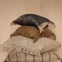 Cushions - The Oh My Gee Cushion Cover - Beige Black - 60x60 - BAZAR BIZAR LIVING