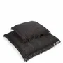 Cushions - The Oh My Gee Cushion Cover - Black Navy - 40x40 - BAZAR BIZAR LIVING