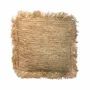 Cushions - The Raffia Cushion Cover Square - Natural - 60x60 - BAZAR BIZAR LIVING