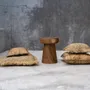 Cushions - The Raffia Cushion Cover Square - Natural - 60x60 - BAZAR BIZAR LIVING