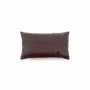 Coussins - La Housse De Coussin Six Leather Panel - Chocolat - 30x50 - BAZAR BIZAR LIVING