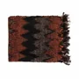 Plaids - Le S'il Vous Plaid - Noir Orange - BAZAR BIZAR LIVING