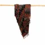 Plaids - Le S'il Vous Plaid - Noir Orange - BAZAR BIZAR LIVING