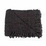 Throw blankets - The s'il vous Plaid - Black Navy - BAZAR BIZAR LIVING