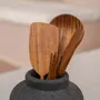 Kitchen utensils - The Teak Root Spatula - BAZAR BIZAR LIVING