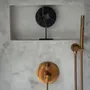 Sculptures, statuettes and miniatures - The Marble Disc on Stand - Black - M - BAZAR BIZAR LIVING