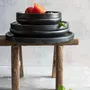 Platter and bowls - The Burned Plate - Black - M - BAZAR BIZAR LIVING