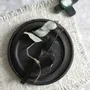 Platter and bowls - The Burned Plate - Black - M - BAZAR BIZAR LIVING