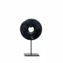 Sculptures, statuettes and miniatures - The Marble Disc on Stand - Black - S - BAZAR BIZAR LIVING
