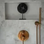 Sculptures, statuettes and miniatures - The Marble Disc on Stand - Black - S - BAZAR BIZAR LIVING
