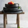 Plats et saladiers - L'Assiette En Terre Cuite Brûlée - Noir - S - BAZAR BIZAR LIVING