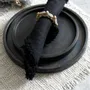 Plats et saladiers - L'Assiette En Terre Cuite Brûlée - Noir - S - BAZAR BIZAR LIVING