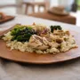 Everyday plates - The Teak Root Round Plate - M - BAZAR BIZAR LIVING