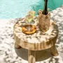 Everyday plates - The Teak Root Round Plate - XS - BAZAR BIZAR LIVING