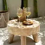 Everyday plates - The Teak Root Round Plate - XS - BAZAR BIZAR LIVING