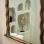 Sculptures, statuettes and miniatures - The Papua Shell Disc on Stand - White - M - BAZAR BIZAR LIVING