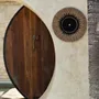Other wall decoration - The Raffia Macramé Wall Deco - Black Natural - BAZAR BIZAR LIVING