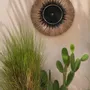 Other wall decoration - The Raffia Macramé Wall Deco - Black Natural - BAZAR BIZAR LIVING