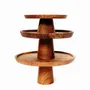 Plats et saladiers - Le Plateau À Gâteaux Teak Root - M - BAZAR BIZAR LIVING